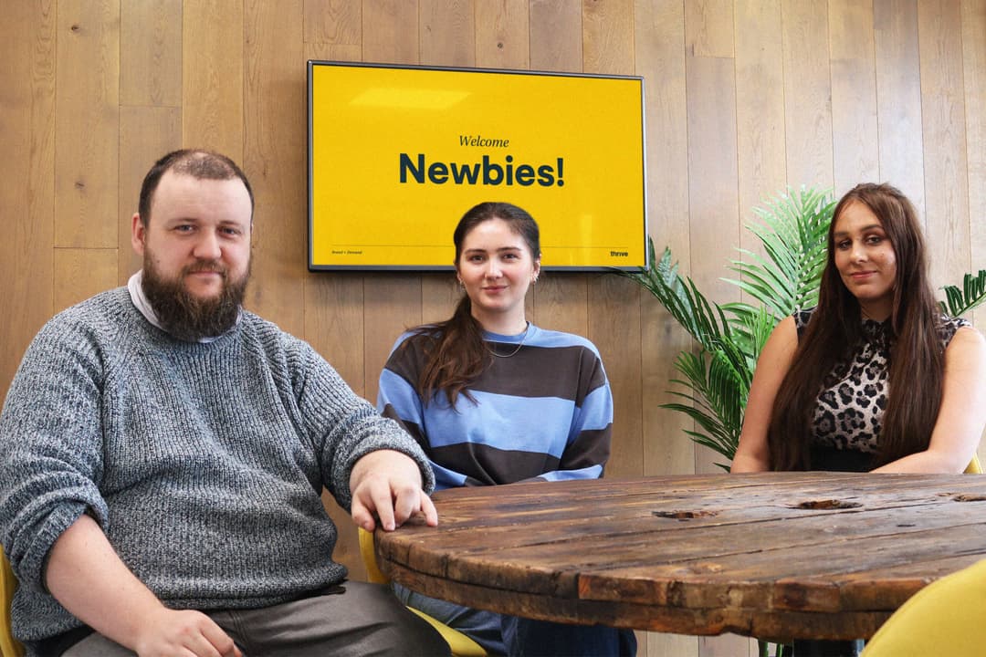 newbies New team members at Thrive